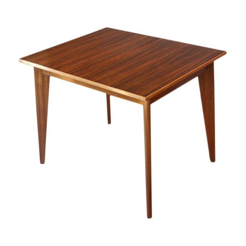 Vintage extendable table in walnut by Morris of Glasgow