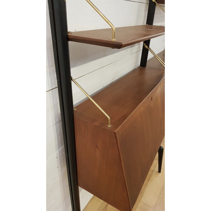 Vintage adjustable shelf system by Louis van Teeffelen for Wébé