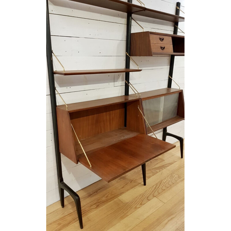 Vintage adjustable shelf system by Louis van Teeffelen for Wébé