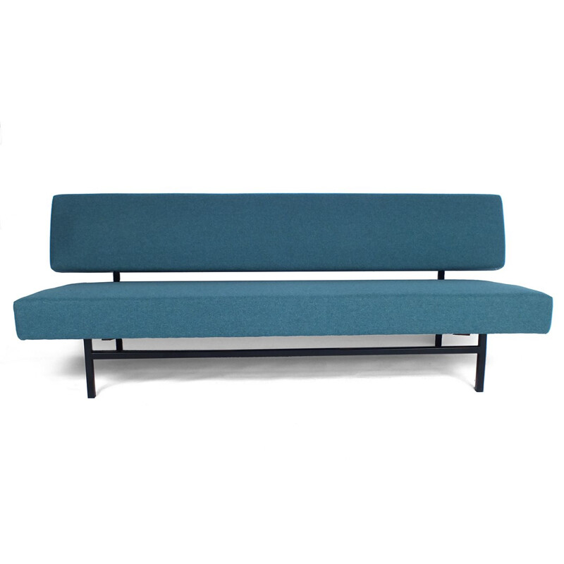 Vintage 3-seater sofa in blue wool by Gelderland