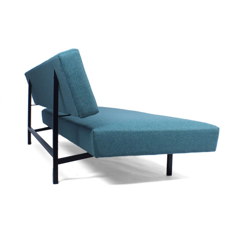Vintage 3-seater sofa in blue wool by Gelderland