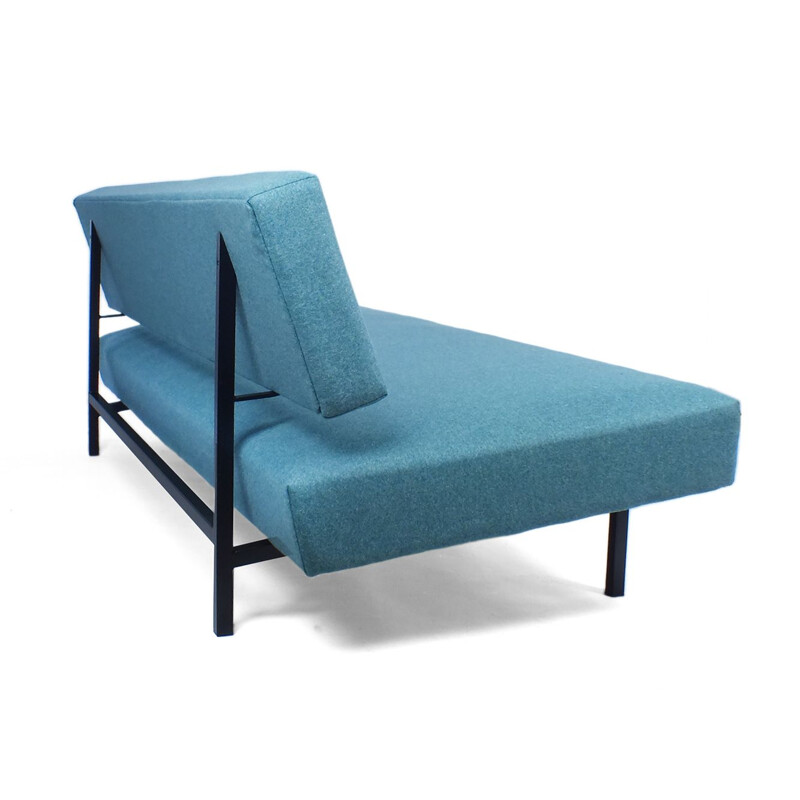 Vintage 3-seater sofa in blue wool by Gelderland