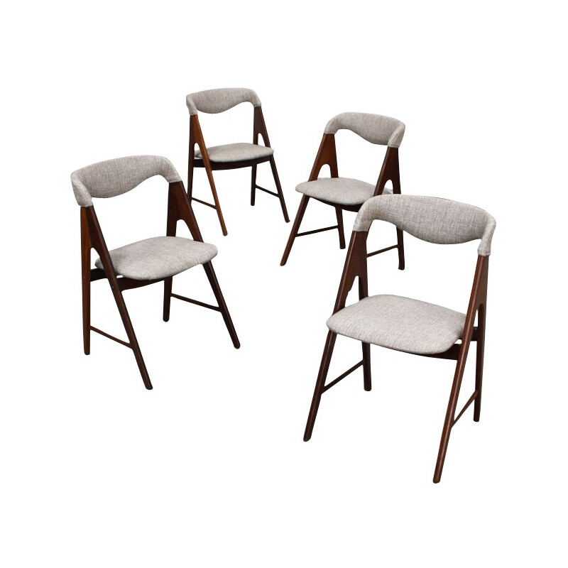 Scandinavian chairs, Kai KRISTIANSEN - 1960s