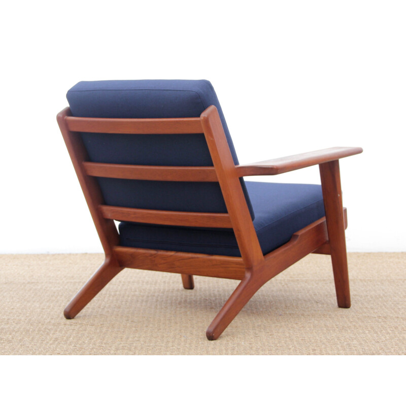 Vintage Scandinavian armchair "GE 290" by Hans Wegner