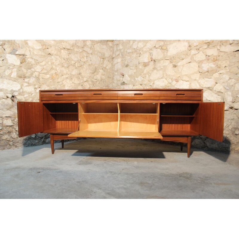 Vintage sideboard in rosewood and afromosia by White & Newton