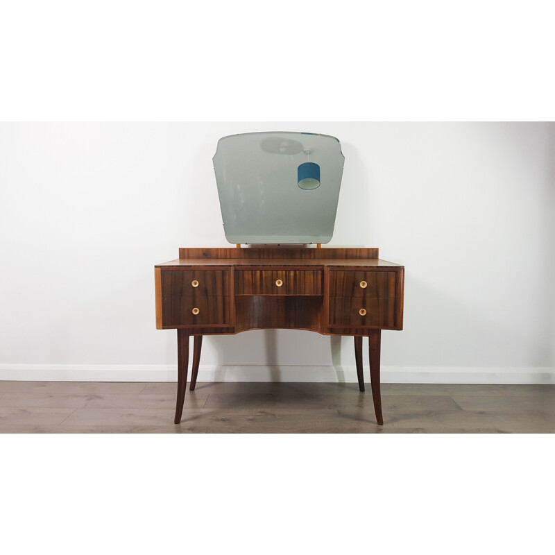 Vintage dressing table with mirror by Neil Morris for Morris of Glasgow