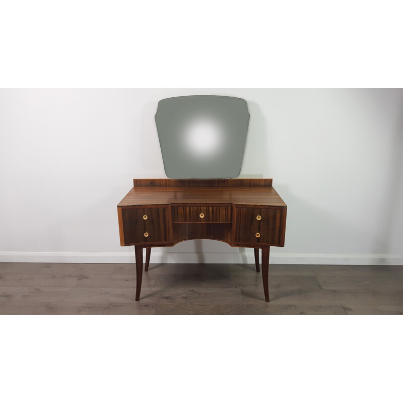 Vintage dressing table with mirror by Neil Morris for Morris of Glasgow