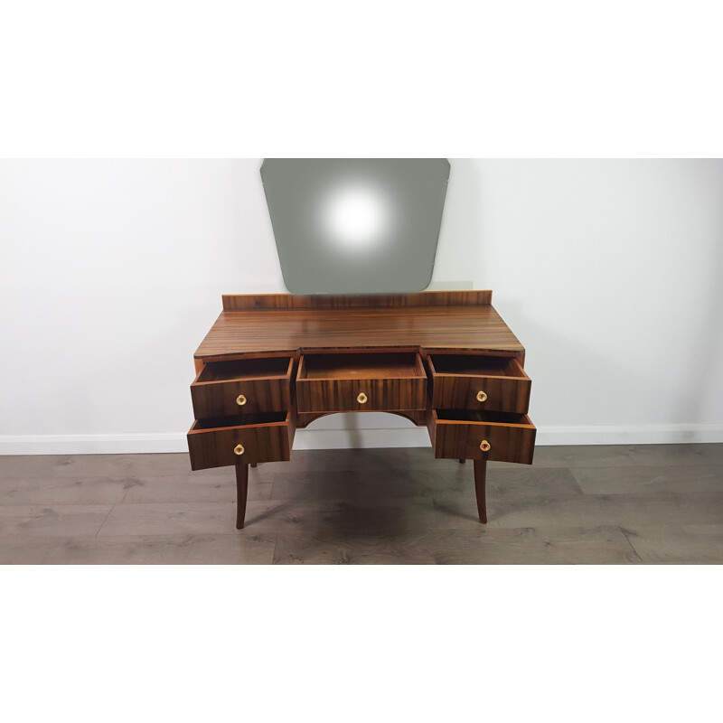 Vintage dressing table with mirror by Neil Morris for Morris of Glasgow