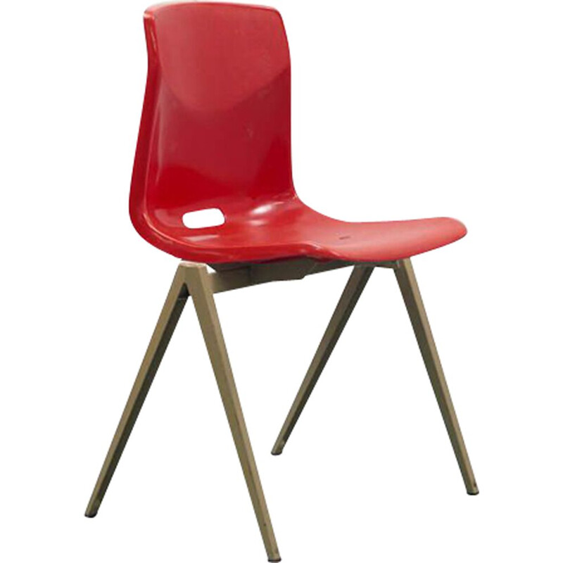 Red S22 chair by Galvanitas