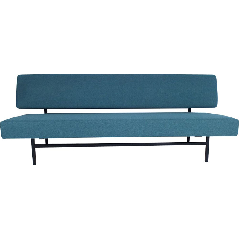 Vintage 3-seater sofa in blue wool by Gelderland