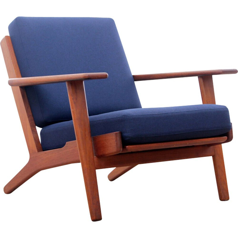 Vintage Scandinavian armchair "GE 290" by Hans Wegner