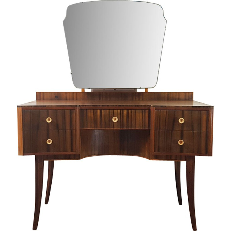 Vintage dressing table with mirror by Neil Morris for Morris of Glasgow