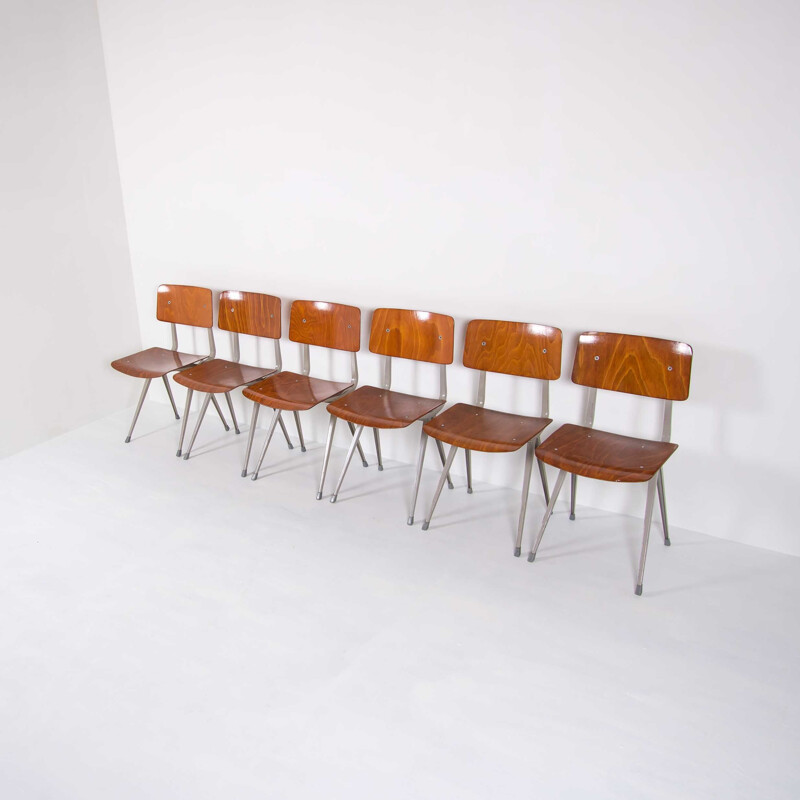 Suite de 6 chaises vintage result par Friso Kramer