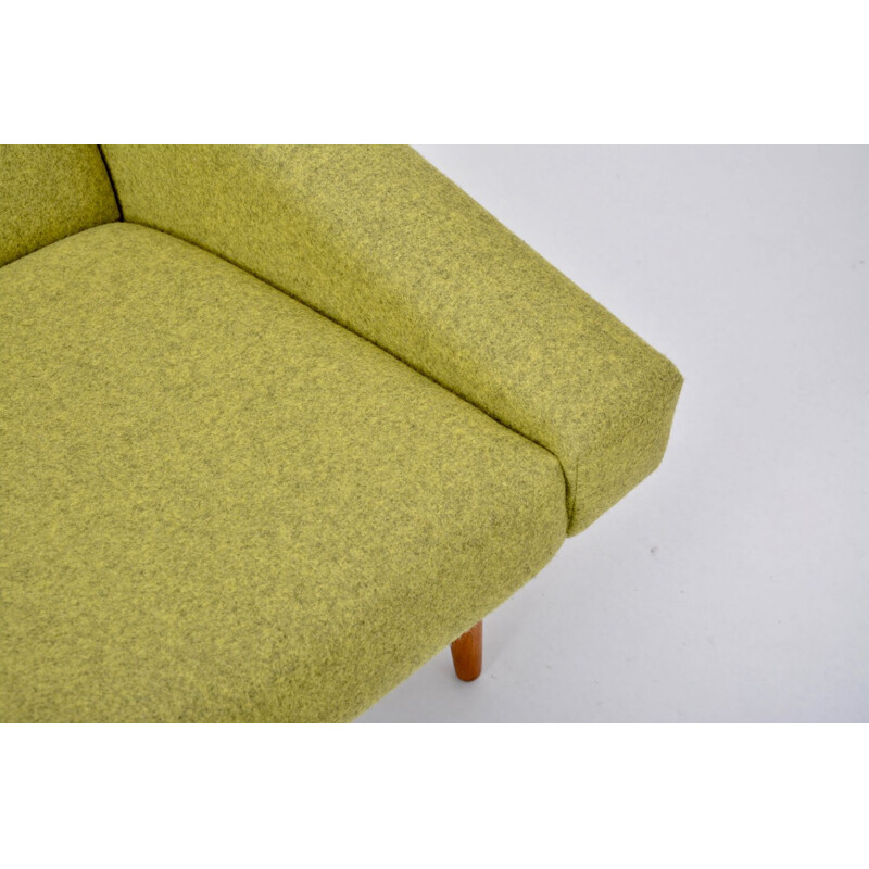 Vintage green Danish lounge chair model 50 by Illum Wikkelso for Soeren Willadsen