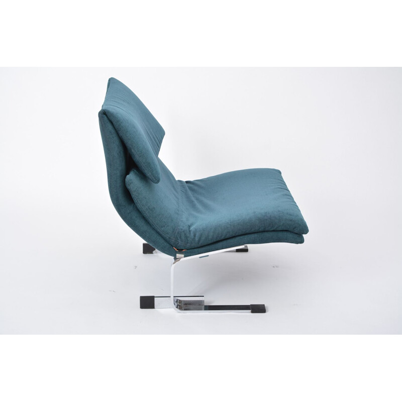 Vintage Italian lounge chair "Onda" by Giovanni Offredi for Saporiti