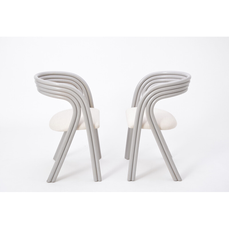 Suite de 4 chaises vintage hollandais par Axel Enthoven pour Rohé Noordwolde