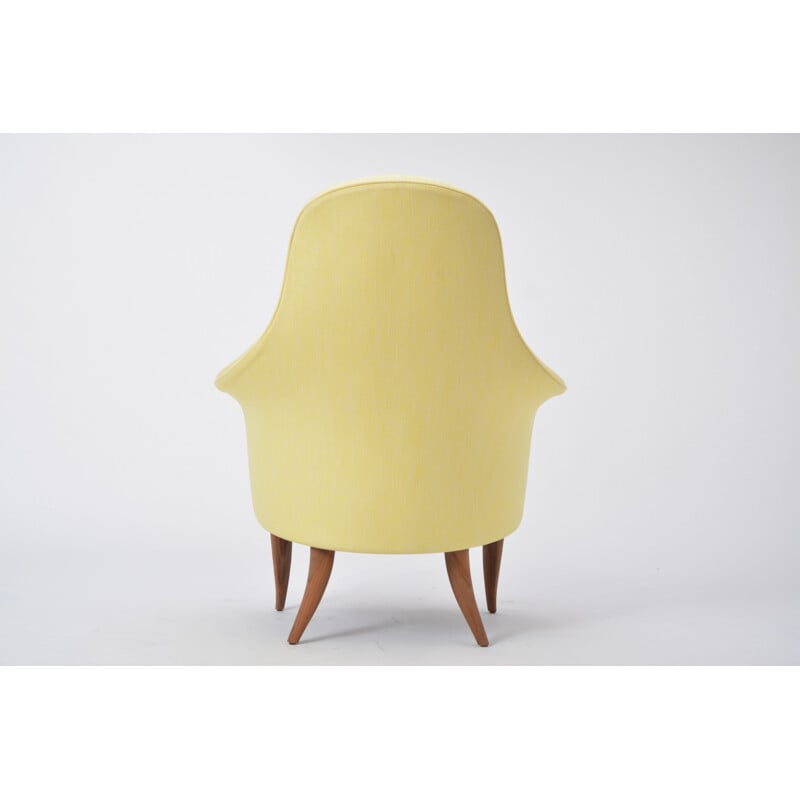 Fauteuil vintage "Stora Adam" avec ottoman par Kerstin Horlin-Holmquist