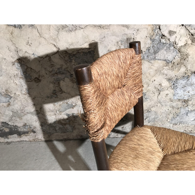 Chaise vintage Bauche par Charlotte Perriand