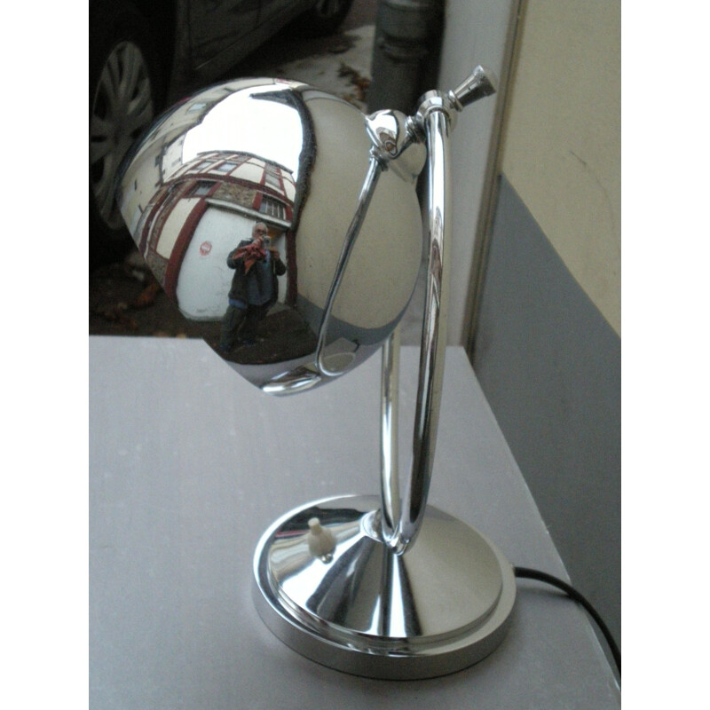 Lampe vintage chromée 1930