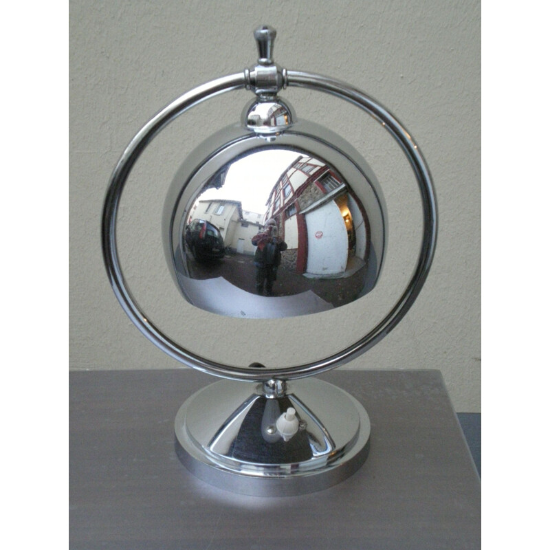 Lampe vintage chromée 1930