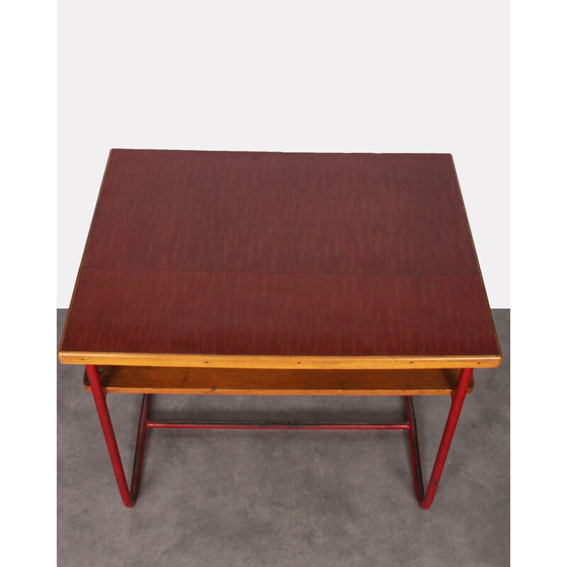 Mesa lateral Vintage em material sintético, checo