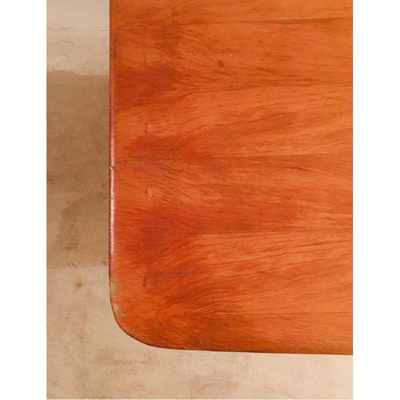 Vintage Scandinavian long coffee table