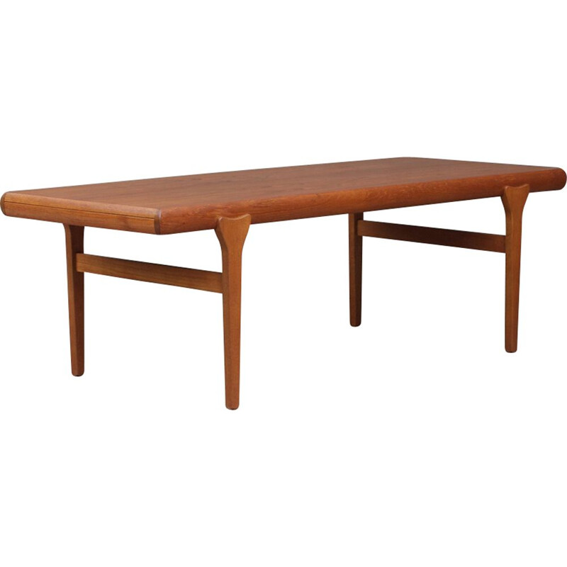 Vintage extendable dining table in teak by Johannes Andersen