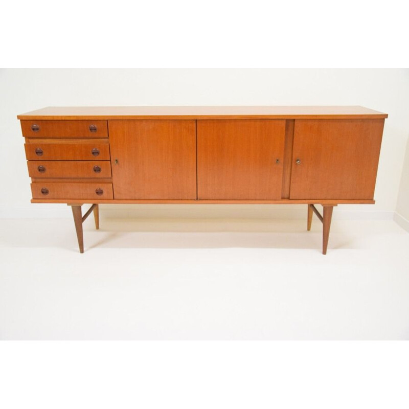 Vintage French sideboard in teak