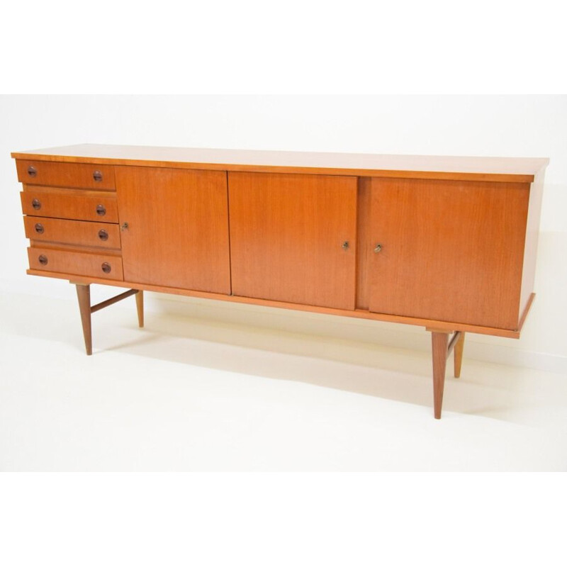 Vintage French sideboard in teak