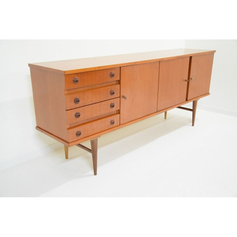 Vintage French sideboard in teak