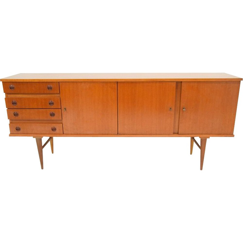 Vintage French sideboard in teak