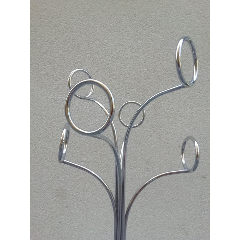 Vintage Cedro coat rack in metal