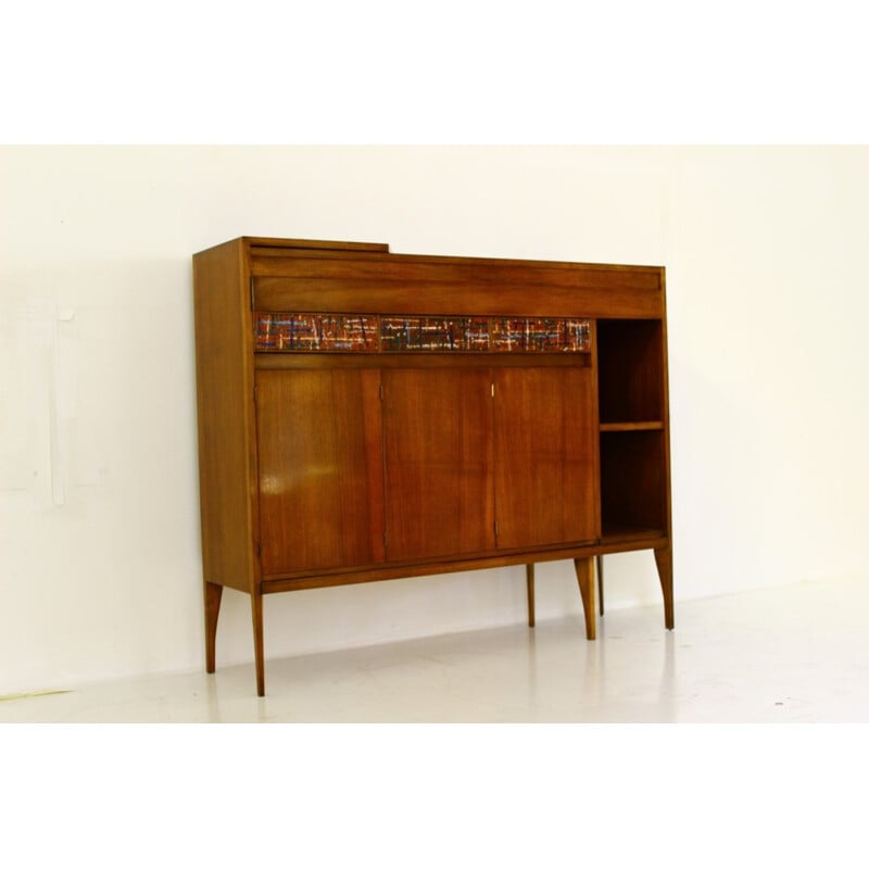 Vintage Italian highboard convertible into bar by Casey Fantin