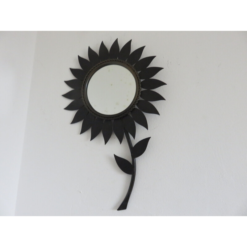 Miroir soleil vintage "Fleur" de Chaty Vallauris