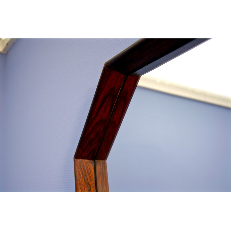 Vintage Danish mirror in rosewood