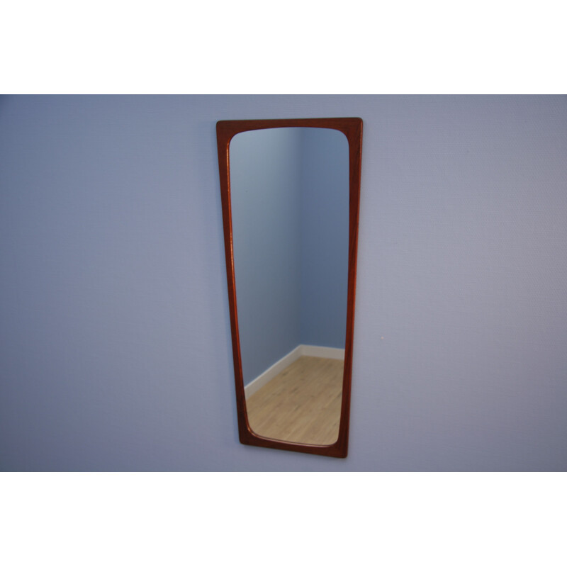 Danish mirror in teak by Aksel Kjersgaard