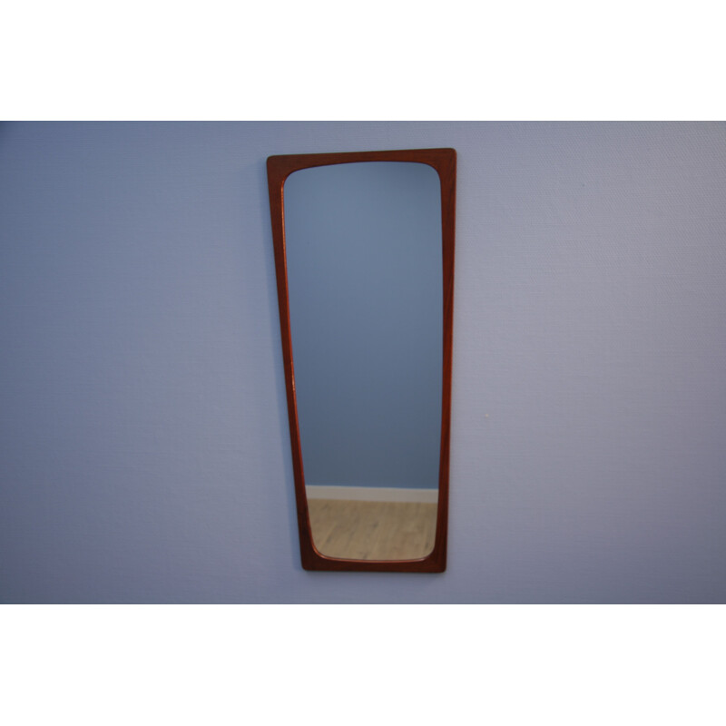 Danish mirror in teak by Aksel Kjersgaard