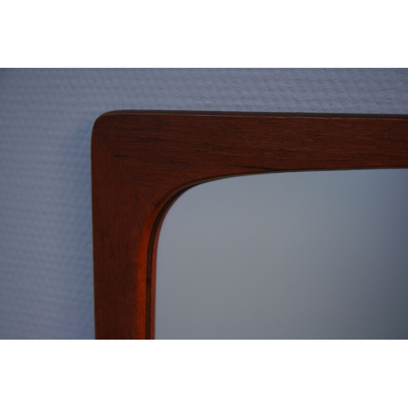 Danish mirror in teak by Aksel Kjersgaard