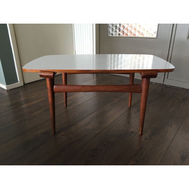 Scandinavische teakhouten salontafel, 1950