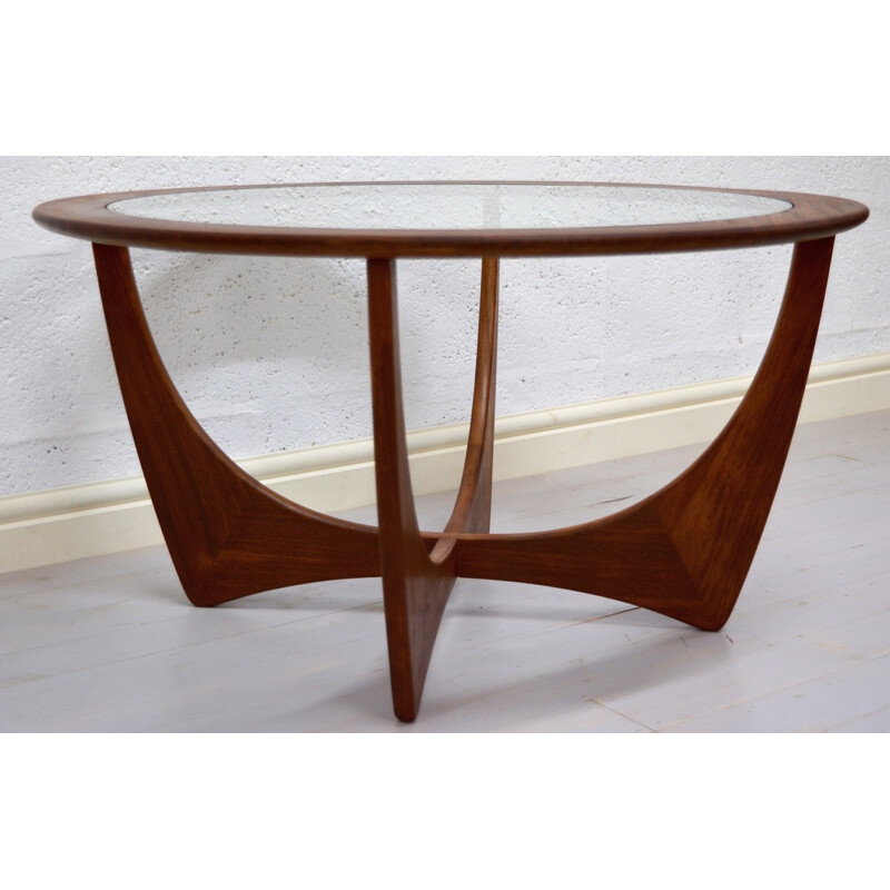 Coffee table in teak and glass, G PLAN - 1960s