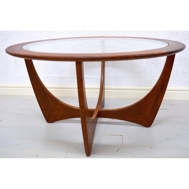 Coffee table in teak and glass, G PLAN - 1960s