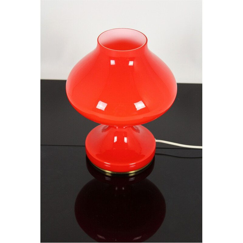 Vintage glass lamp for OPP Jihlava 1970