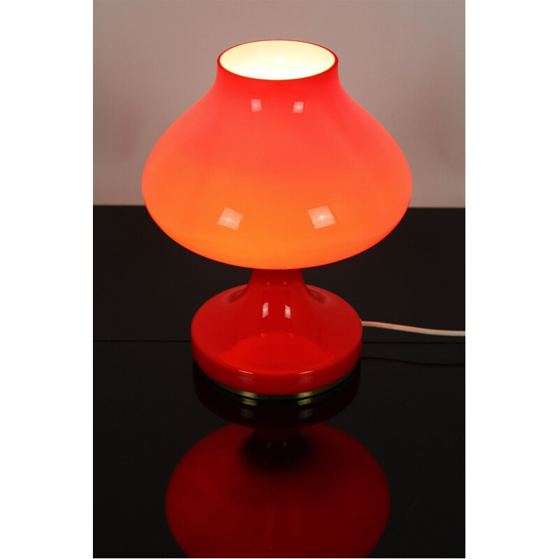 Vintage glass lamp for OPP Jihlava 1970