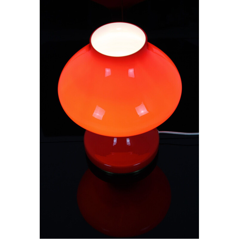 Vintage glass lamp for OPP Jihlava 1970