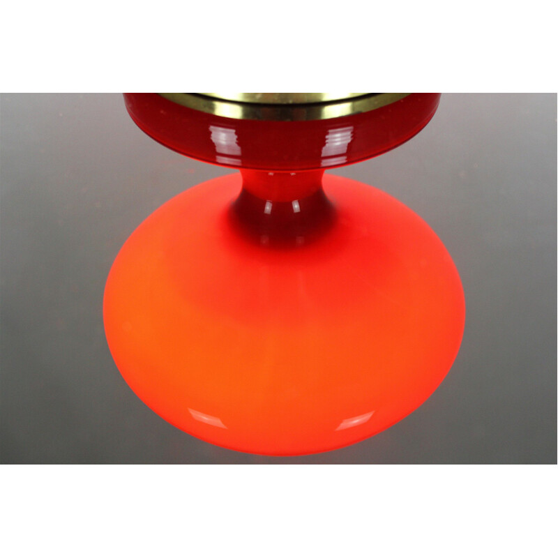 Vintage glass lamp for OPP Jihlava 1970