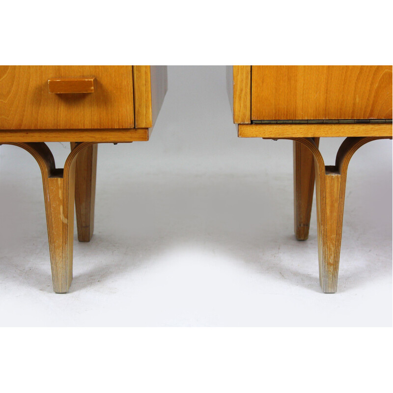 Pair of vintage nightstands from Novy Domov