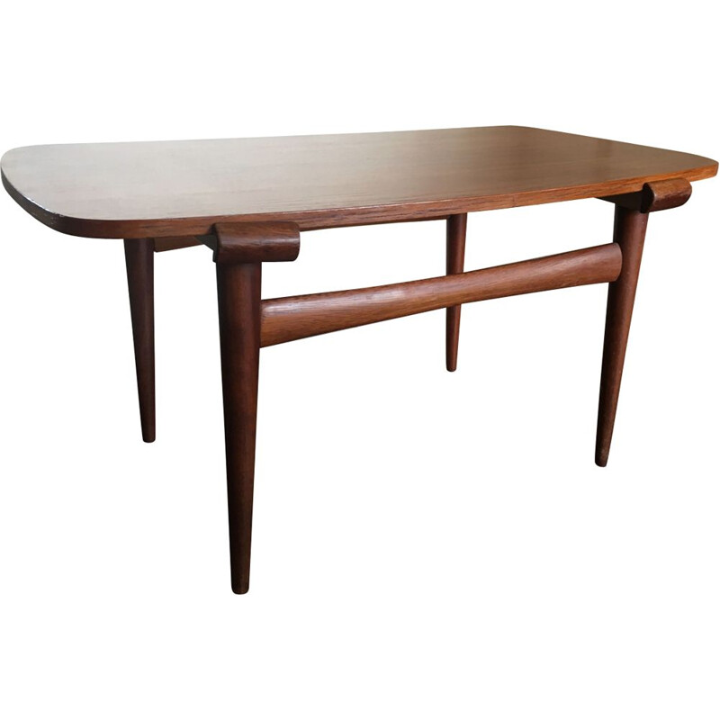 Scandinavian teak coffee table, 1950