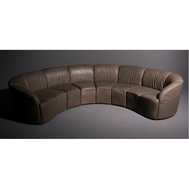 Vintage Piccolino sofa in leather by Walter Knoll