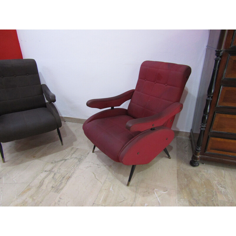 Pair of vintage Oscar armchairs by Ello Pini