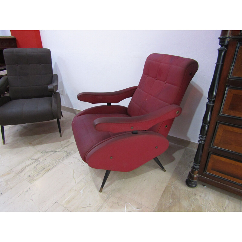 Paire de fauteuils Oscar vintage par Ello Pini